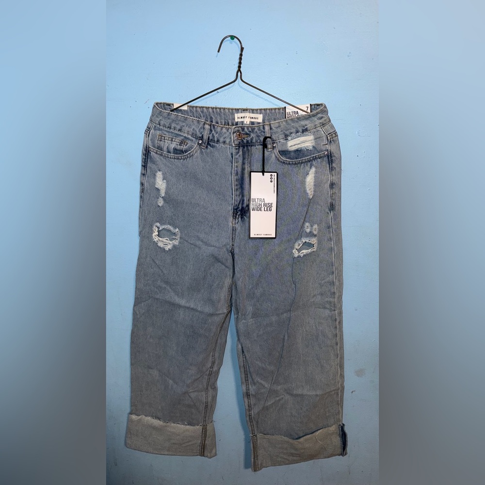 Almost Famous Light Blue Relaxed Jeans
